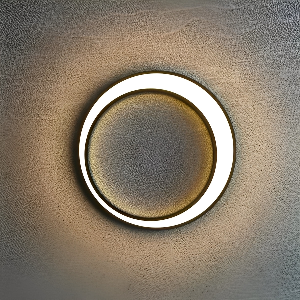 Circular Moon Led Waterproof Wall Light