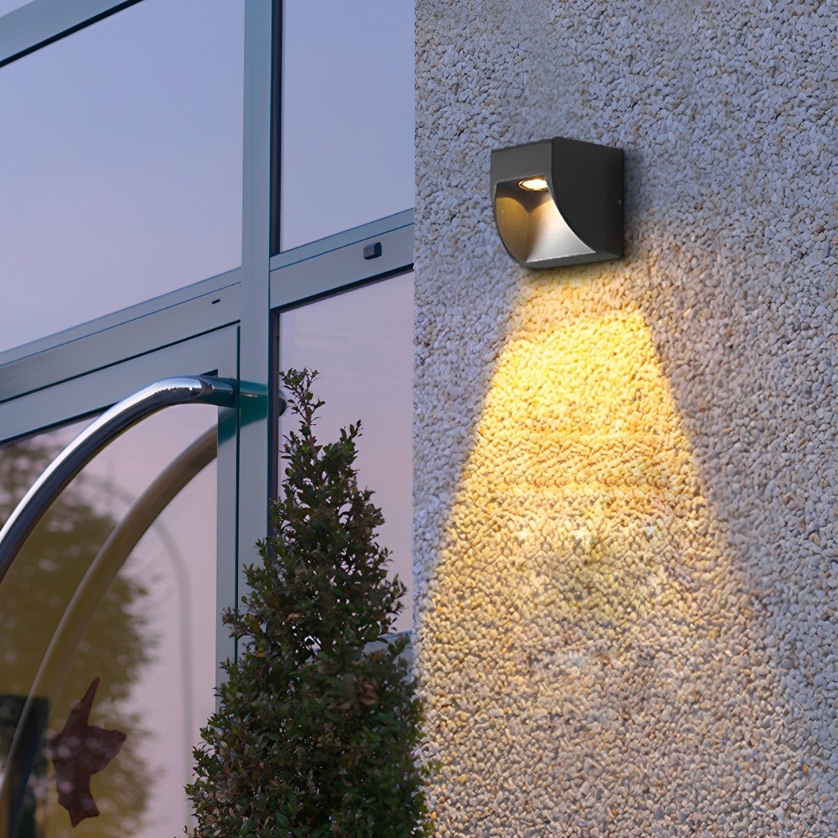 Waterproof Black Up and Down LED Outdoor Wall Sconces