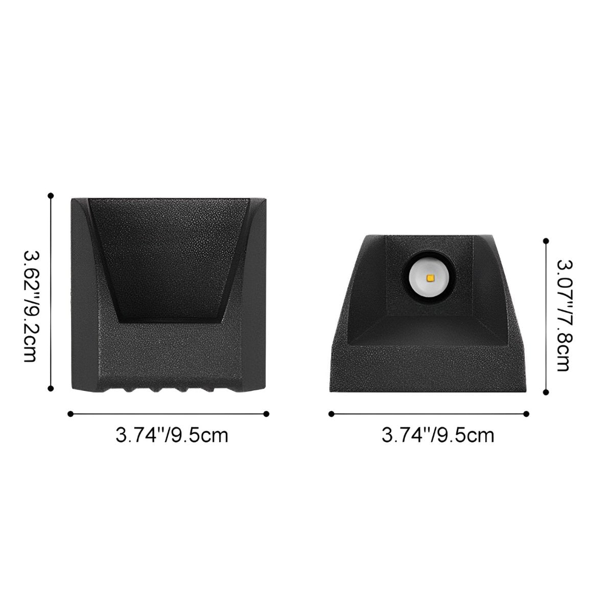 Waterproof Black Up and Down LED Outdoor Wall Sconces