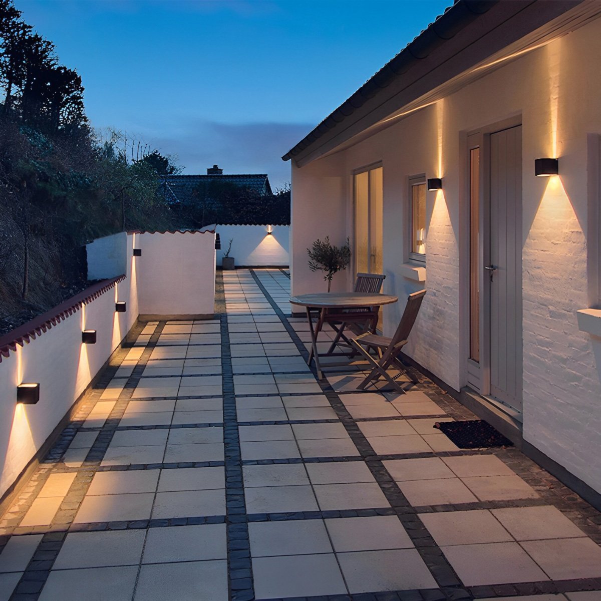 Waterproof Modern Up and Down Outdoor LED Wall Lights