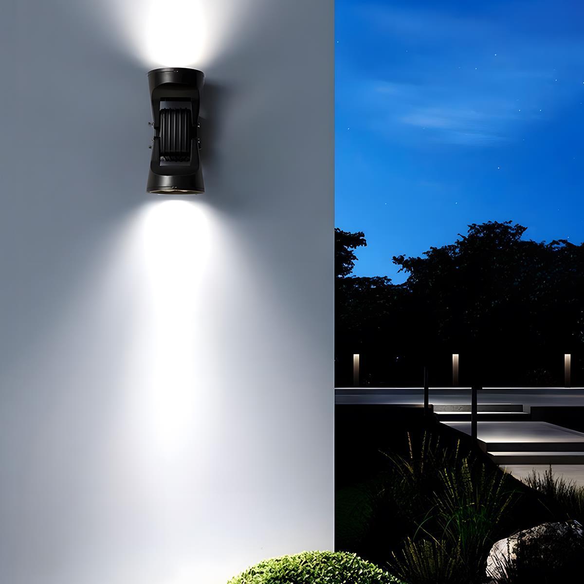 Waterproof Outdoor Adjustable Up and Down LED Exterior Wall Lights Spotlight
