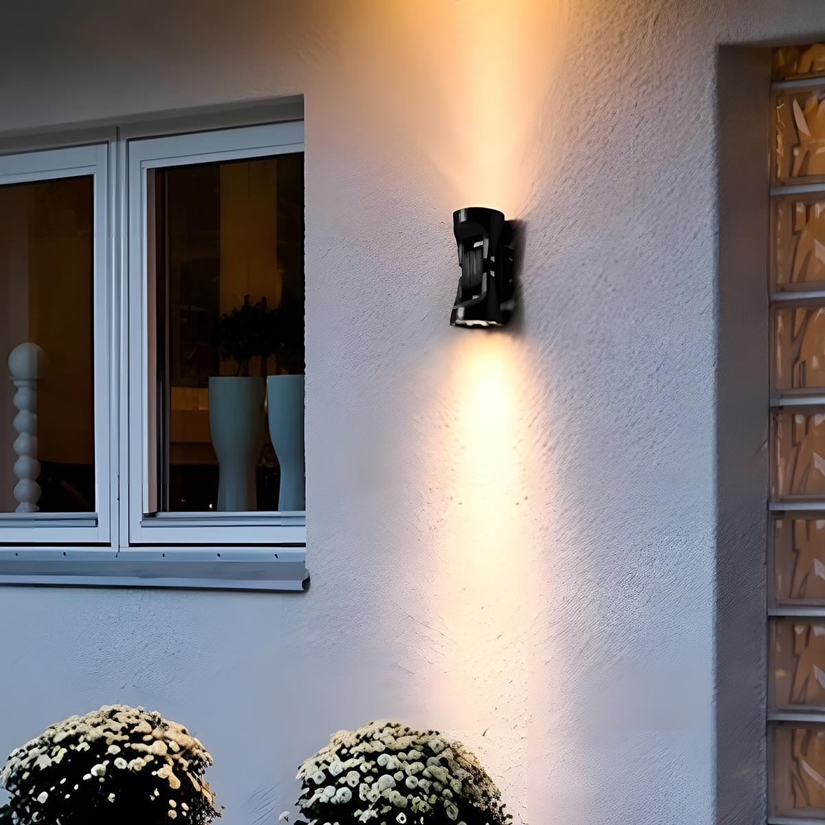 Waterproof Outdoor Adjustable Up and Down LED Exterior Wall Lights Spotlight